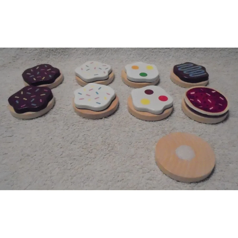 Melissa And Doug Wooden Slice And Bake Wooden Cookie Set REPLACEMENT COOKIES